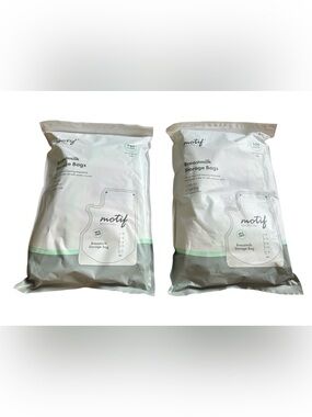 2 Packs Motif Medical Breastmilk Storage Bags 200 Total BPA Free NEW
